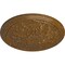 Ekena Millwork Luton Ceiling Medallion (Fits Canopies up to 1 1/8"), 15 3/4"OD x 5/8"P, Smokey Topaz Crackle CM16LUSTC - alternate 2